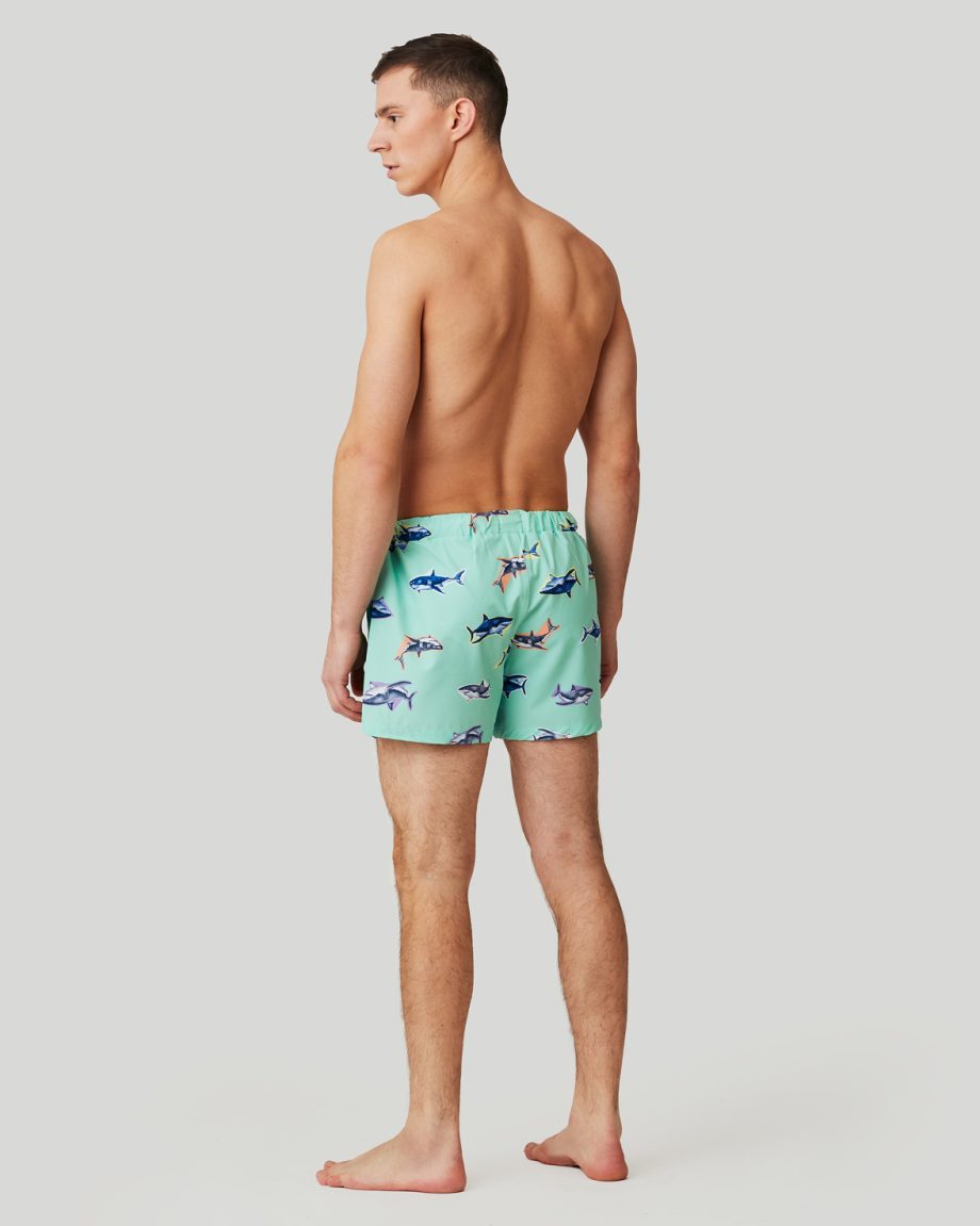 SNOG - Traje de baño Shark menta