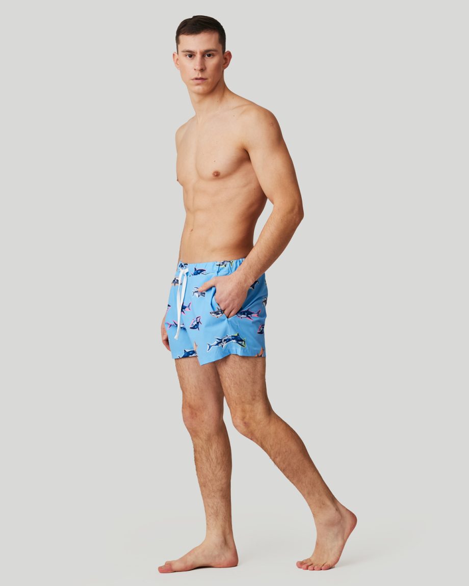SNOG - Traje de baño Shark celeste