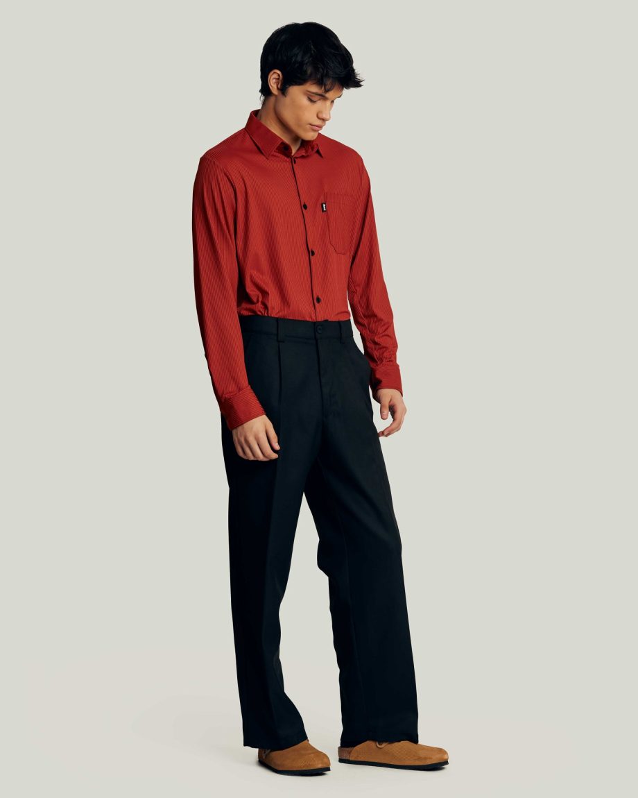 Camisa Rib clay