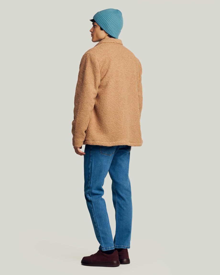 Chaquetón Teddy camel