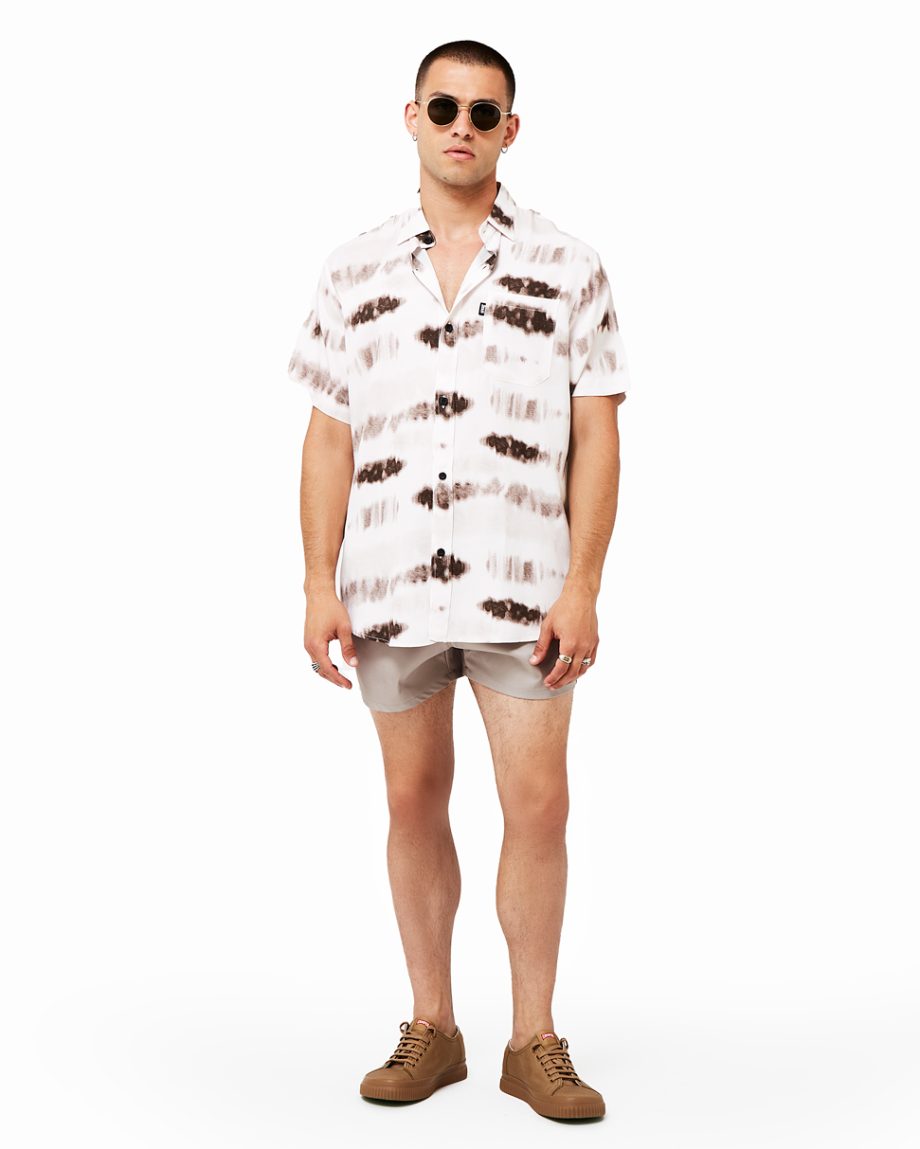 Camisa Psicodelia café