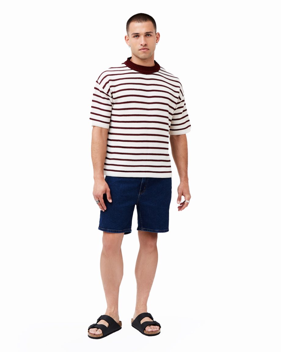 Polera Knit burdeo