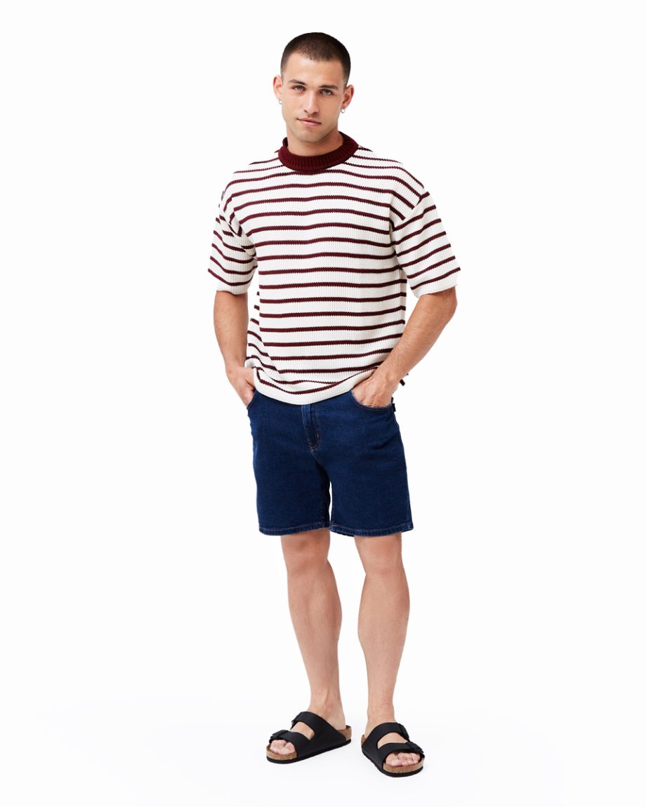 Polera Knit burdeo