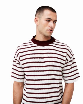 Polera Knit burdeo