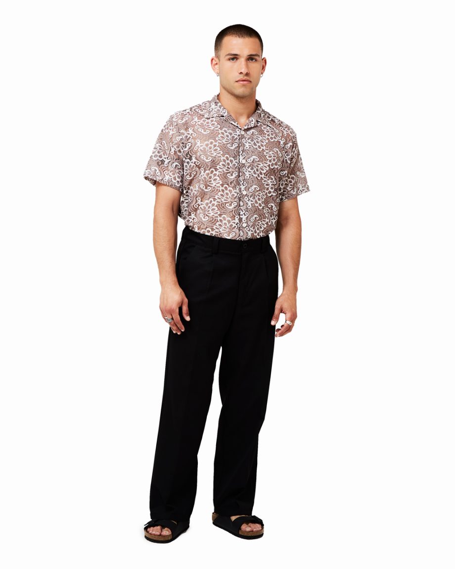 Camisa Romanza taupe