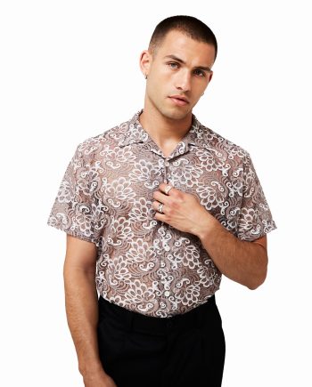 Camisa Romanza taupe