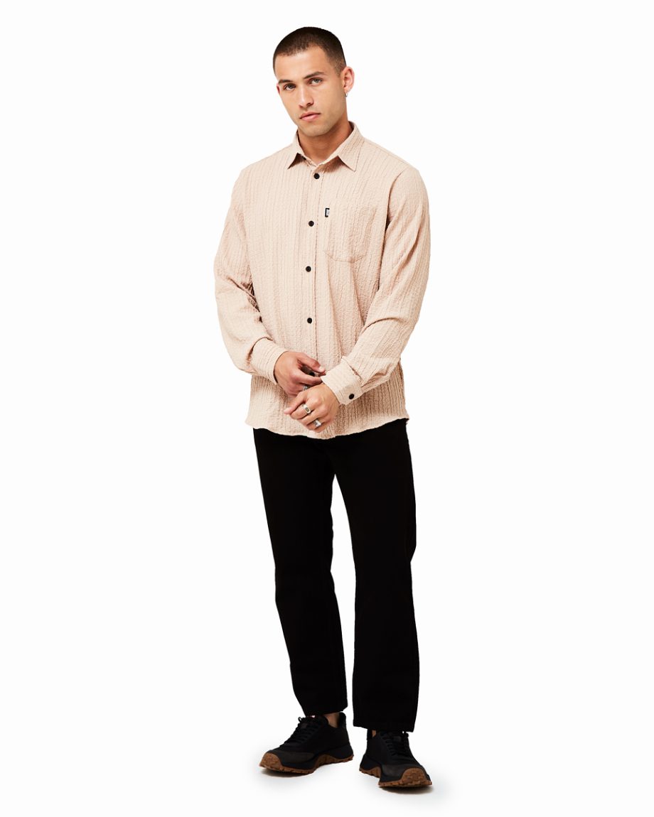 Camisa Strauss beige