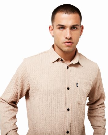 Camisa Strauss beige