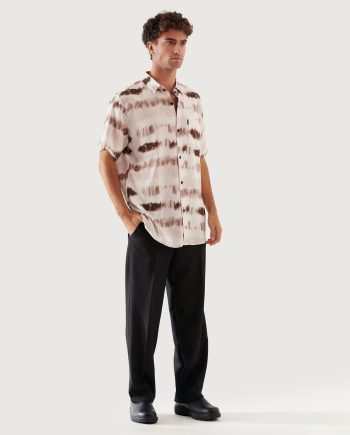 Camisa Psicodelia café