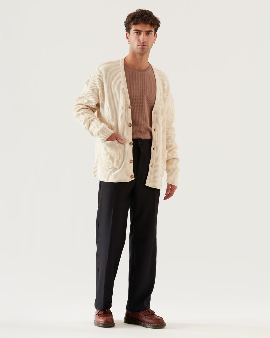 Cardigan marfil