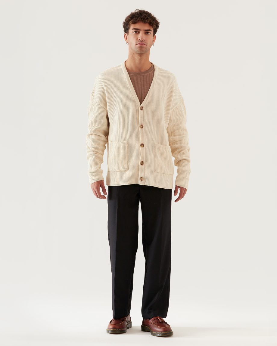 Cardigan marfil