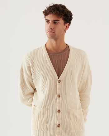 Cardigan marfil