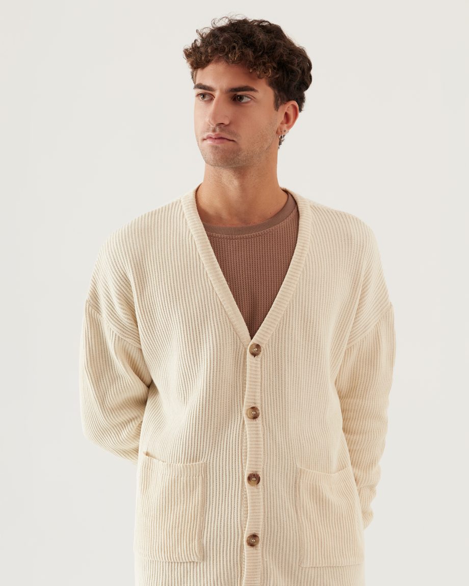 Cardigan marfil
