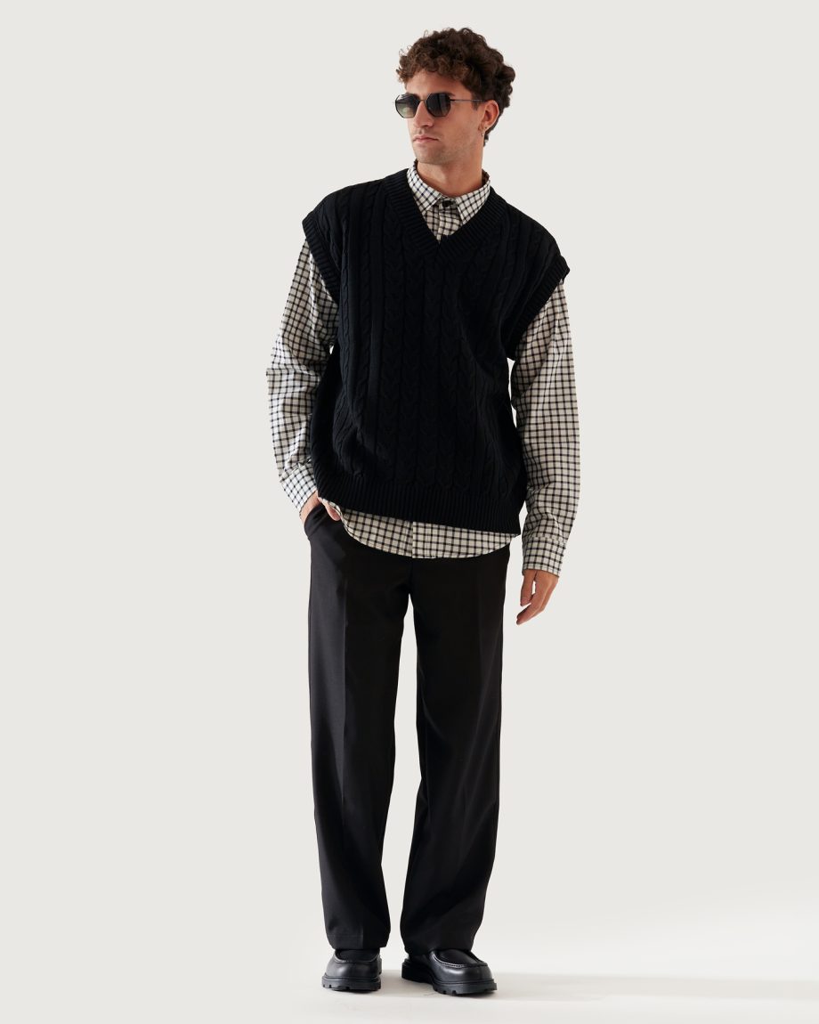 Vest negro