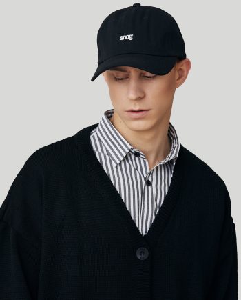 Cap logo negro