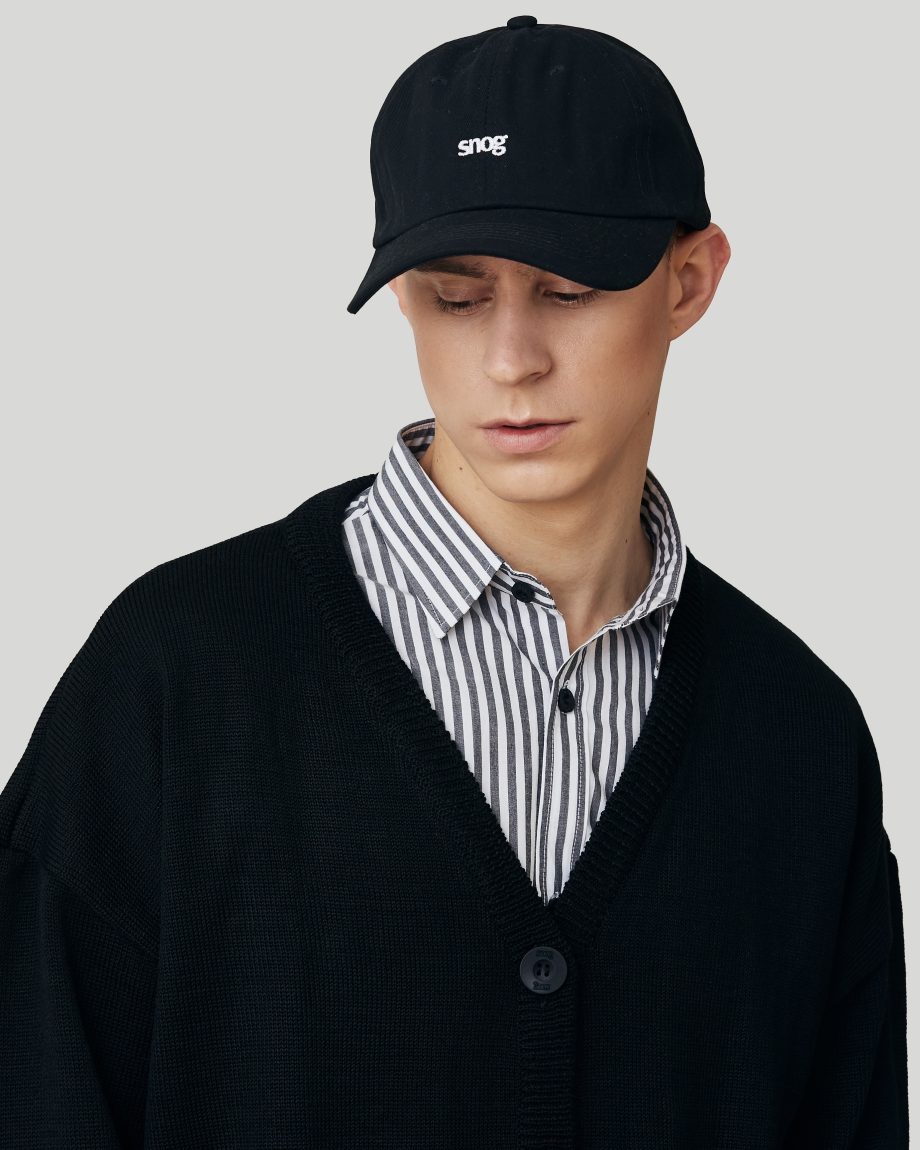 Cap logo negro