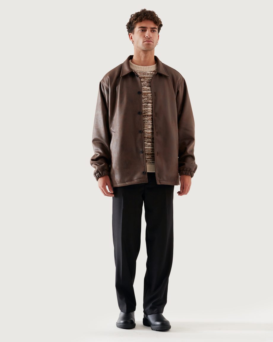 Chaqueta West tabaco
