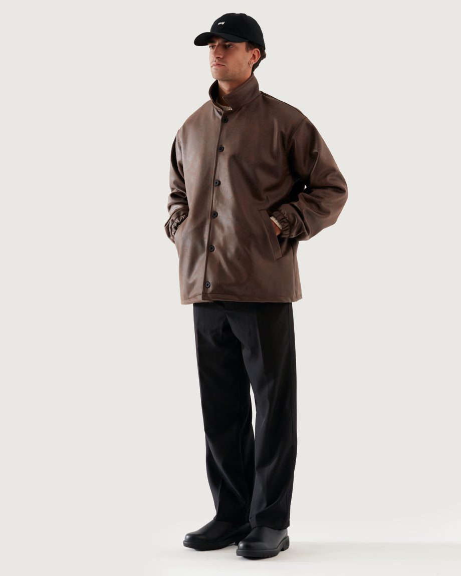 Chaqueta West tabaco