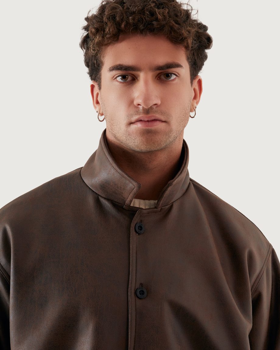 Chaqueta West tabaco