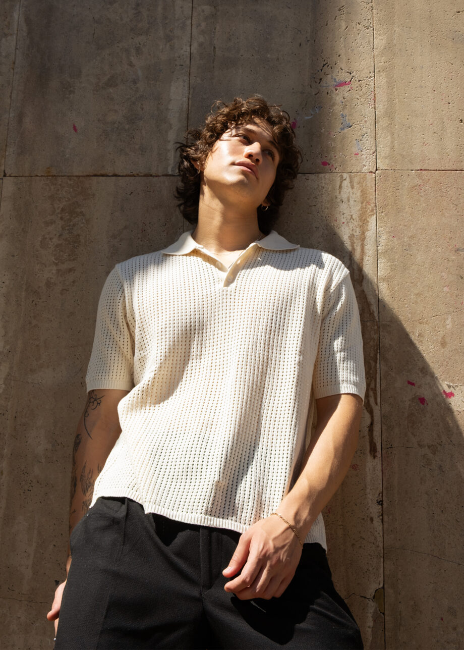 Polera Basket crudo