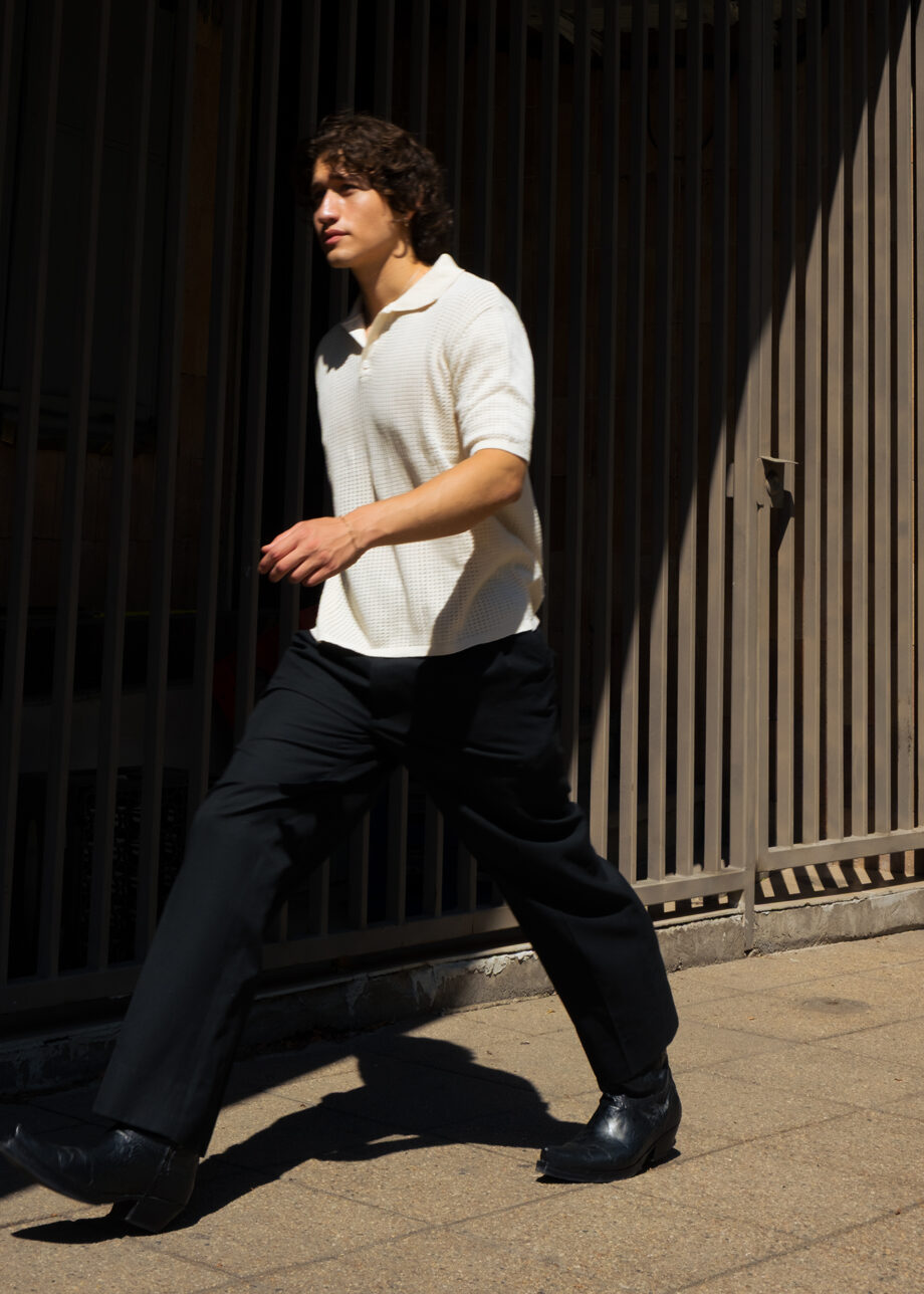 Polera Basket crudo