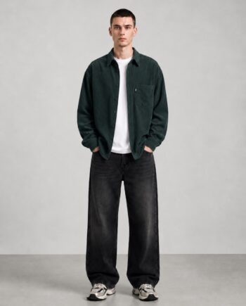 Camisa Dante Cotelé Verde Musgo