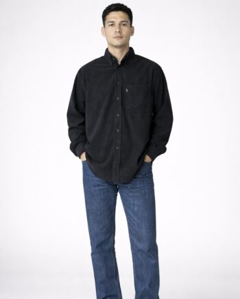 Camisa Dante Cotelé Negro