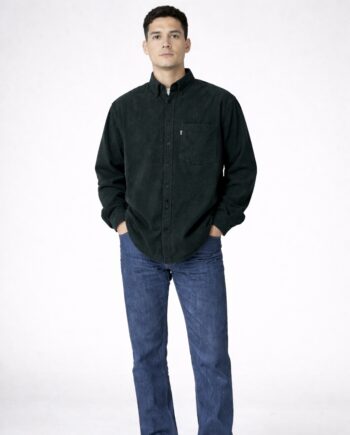 Camisa Dante Cotelé Verde Musgo