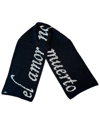 Bufanda El amor no ha muerto Negro