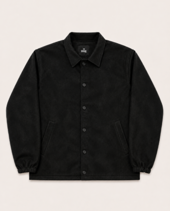 Chaquetón Suede Negro